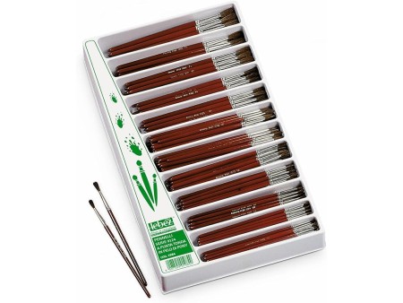 VETRINETTA 228 PENNELLI PUNTA TONDA pelo di pony SERIE 9124 LEBEZ