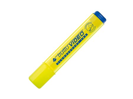 Tratto Video 830201 - Evidenziatore Video, Colore Giallo, Confezione da 40