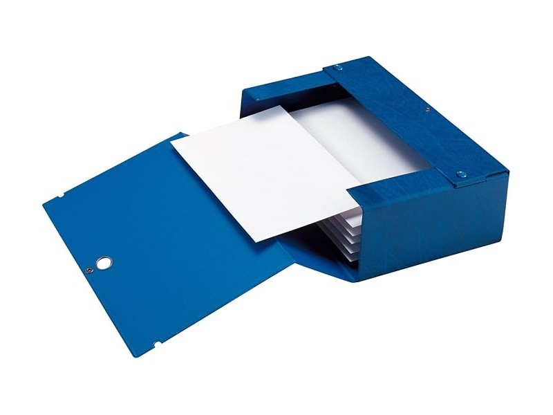 Sei Rota 68001607 Cartelle Porta Documenti e Progetti, Dorso 16 cm, Blu