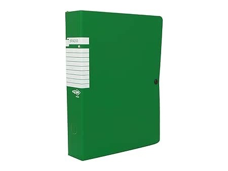 Sei Rota Spazio Cartella Porta Documenti, Dorso 6 cm, Colore Verde, 1 Pezzo