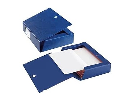 Sei Rota 67890807 Cartelle Porta Documenti e Progetti, Dorso 8 cm, Blu