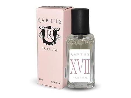 RAPTUS XVII Parfum 20 ml - Profumo Donna Elegante e Luminoso Note Agrumate e Chypre con Arancia, Rosa e Patchouli Scatola Rosa