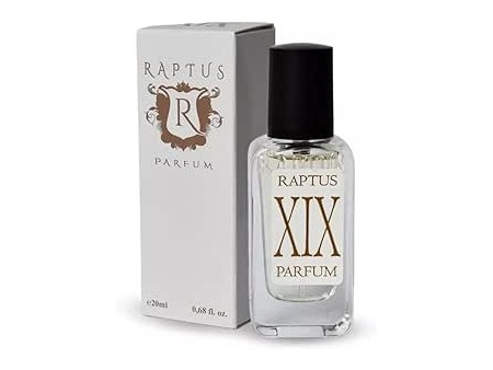 RAPTUS XIX Parfum 20 ml - Profumo Unisex Ambrato e Gourmand Note di Caffe, Rosa e Vaniglia Scatola Marrone Elegante - Formato