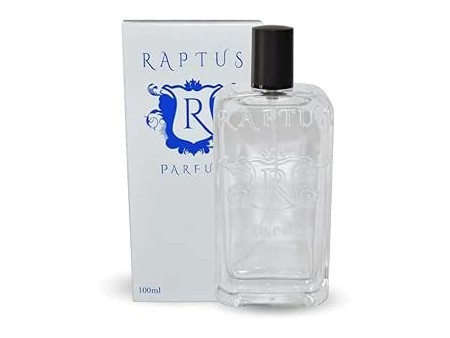 RAPTUS XIII - 100 ml Parfum Uomo Fresco Aromatico e Legnoso Profumo Intenso con Bergamotto e Ambroxan Packaging Bianco Elegante