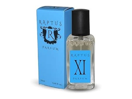 RAPTUS XI Parfum 20 ml - Profumo Uomo Fresco Agrumato e Marino Fragranza Mediterranea Intensa e Versatile Packaging Azzurro