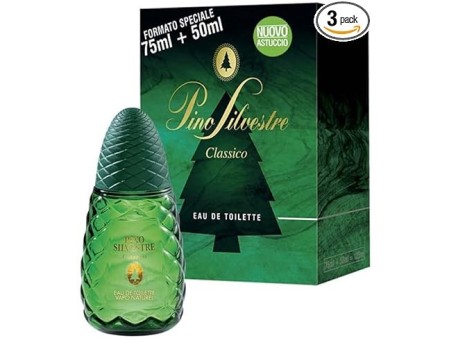 Pino Silvestre Profumo Classico, 125 ml, originale italiano, confezione da 3