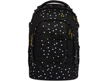 Satch pack Schulrucksack - ergonomisch, 30 Liter, Organisationstalent - Lazy Daisy - Black, einheitsgro e