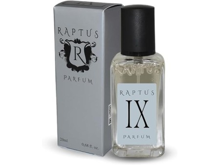 RAPTUS IX Parfum 20 ml - Profumo Unisex Agrumato e Legnoso - Scatola Silver - Formato Pocket 20 ml