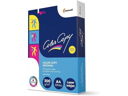 Mondi Color Copy Carta da Stampa, Formato A4, 300gr/mq, 1 Risma da 125 Fogli
