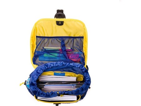 Mitama - Zaino Upside Boy CRAZY, Scuola Elementare, Ergonomico, Super Organizzato, Impermeabile, Schienale Imbottito, 24 litri