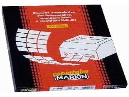 Markin Cf200 Etichette, 210 x 148.5 mm, Confezione da 200 etichette