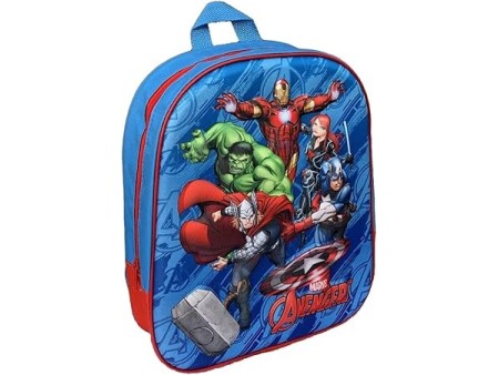 M.C. srl Zaino Asilo 3D Avengers Marvel Borsa Scuola CM.32 - AV0727