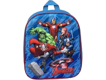 M.C. srl Zaino Asilo 3D Avengers Marvel Borsa Scuola CM.32 - AV0727
