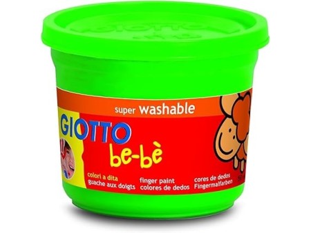 GIOTTO BEBE' - Confezione Da 4 Barattoli Di Colori A Dita