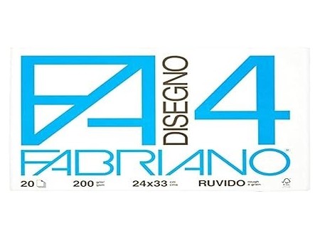 Fabriano F4 Album da Disegno, Fogli Ruvidi