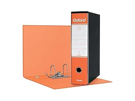 ESSELTE G85 OXFORD Registratore - f.to protocollo dorso 8 cm - Arancione - 1 Pezzo - 390785200