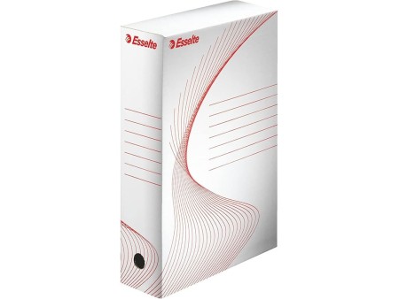 ESSELTE Boxy 80 Scatola Archivio - dim. 25 x 35 x 8 cm, Per i Documenti F.to A4, Riciclabile al 100 , Certificato FSC,