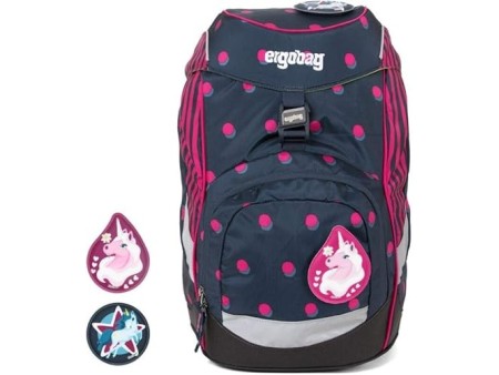 ergobag Unisex-Kinder Prime Backpack Single Rucksack Mehrfarbig (Shoobi Doobear)