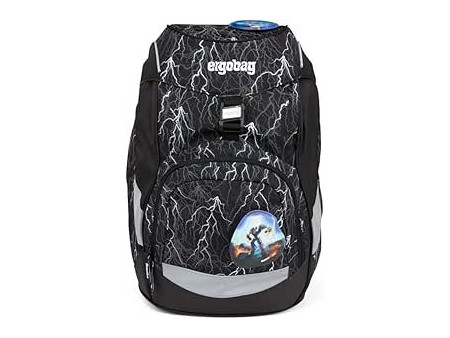 ergobag Super Reflectbear Glow Zaino, Gioventu Unisex