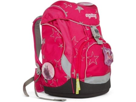 ERGOBAG CinBarella Kinder-Rucksack, 35 cm, Pinke Sterne
