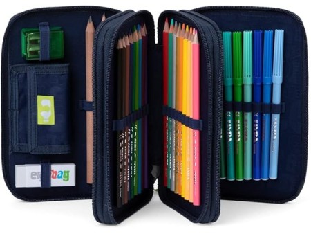 ergobag - Maxi Astuccio StarlightBear Astuccio, Multicolore (00490-90199-10)