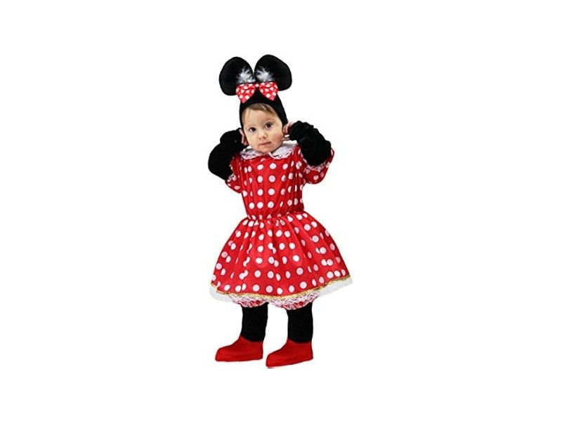 costume di carnevale topoletta (13-18) 63 cm spalla terra