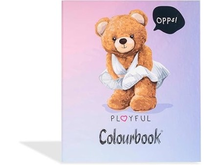 Colourbook FunnyAndBears - Raccoglitore ad Anelli A4