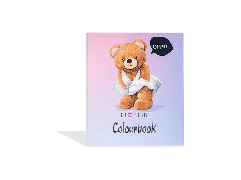 Colourbook FunnyAndBears - Raccoglitore ad Anelli A4