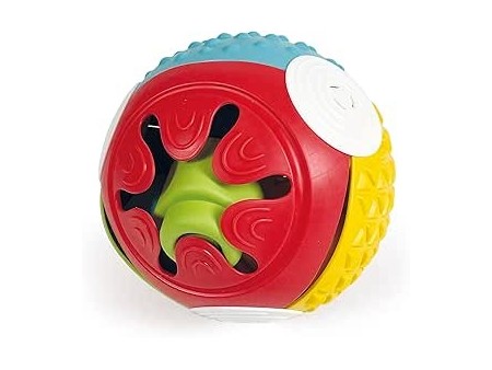 Clementoni Soft Clemmy - Touch & Play, Palla Sensoriale, Palla Prima Infanzia Made in Italy, Bambini 6-36 Mesi, con 5