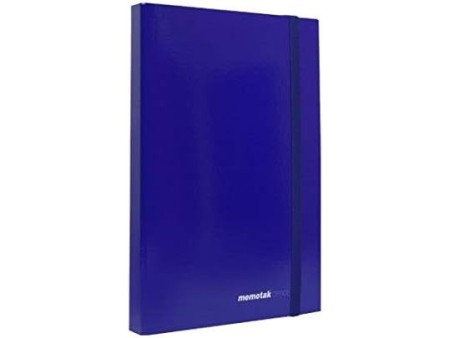 Cartelle con Elastico Memotak Basic Dorso 3 - Confezione da 10 - Blu