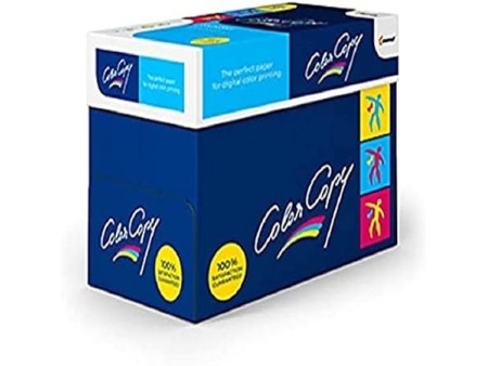 Carta Color Copy Bianca per Stampa a Colori, Formato A4, 100 gr/mq, Confezione da 5 risme da 500 fogli