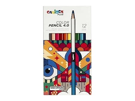 CARIOCA Matite Colorate 4.0 in Legno con Mina spessa e morbida