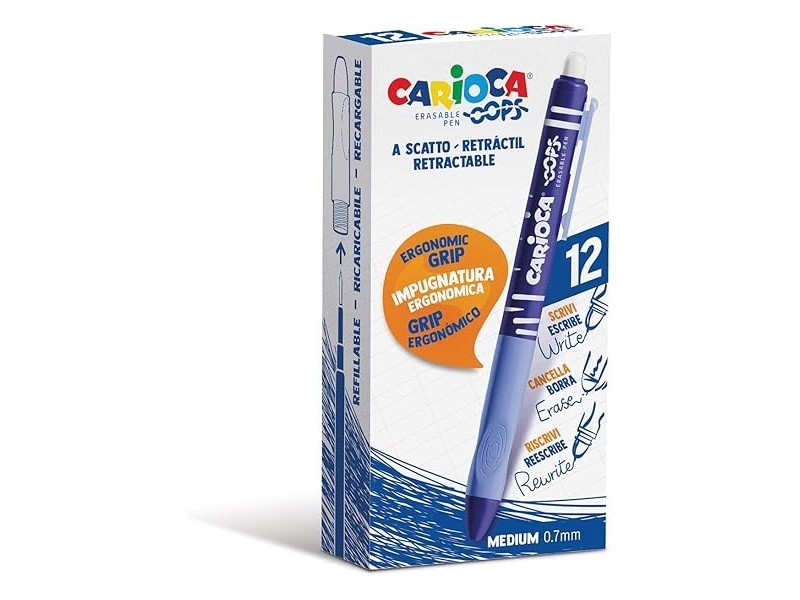 CARIOCA Penne Oops Cancellabile Vari Colori