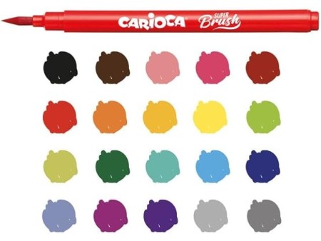 CARIOCA Pennarelli Super Brush