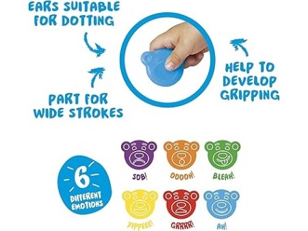 CARIOCA Pastelli a Cera Baby Teddy