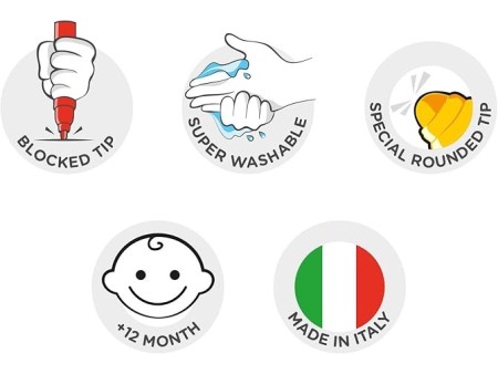 CARIOCA Pennarelli Baby Teddy Super Lavabili