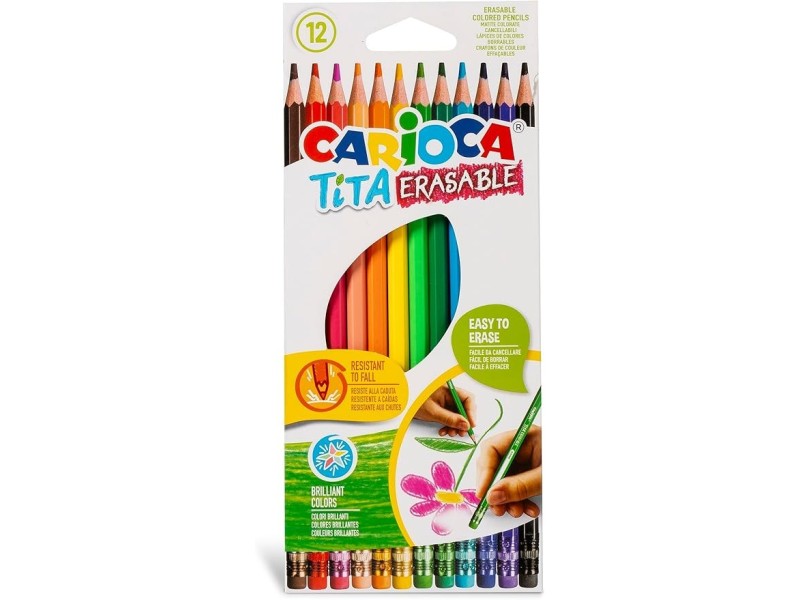 Carioca Matite Colorate Tita & Tita Erasable