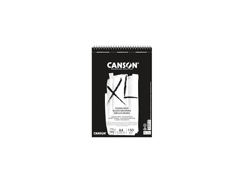 Canson XL Dessin noir, Formato A4