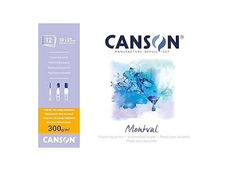 Canson Montval - Blocco per Acquerello 18x25