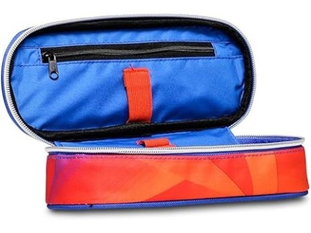 Bustina Portapenne Round Plus - SONIC PRIME, Rosso - Blu, Per bambini e ragazzi, Scuola e tempo libero, Prodotto ufficiale,