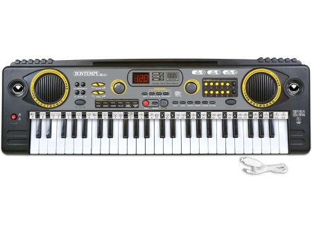 Bontempi HarmonyTouch - Tastiera Digitale a 49 Tasti con Accessori Completi