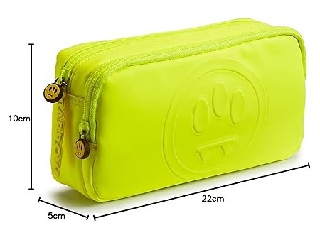 Astuccio Bauletto 2 zip, Barrow by Pigna, Giallo