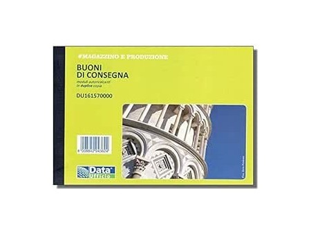 5 PEZZI - BUONO CONSEGNA DUPLICE COPIA A6