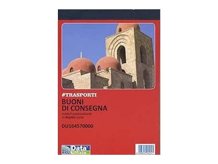 5 PEZZI - BUONI CONSEGNA DUPLICE COPIA A5