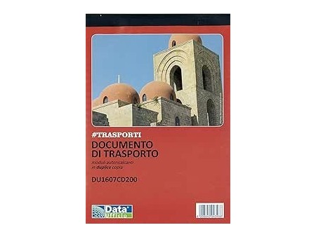 10 PEZZI - DOCUMENTO DI TRASPORTO DDT DUPLICE COPIA A5