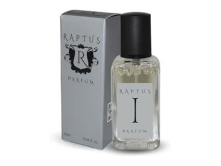 RAPTUS I - 20 ml Parfum Unisex Profumo Resinoso e Legnoso ad Alta Intensita Fragranza Scura e Persistente Packaging Grigio