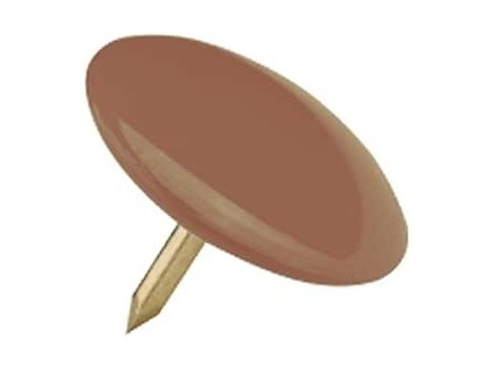 Puntine - 500 pezzi in 10 confezioni da 50 - Puntine colorate Marrone