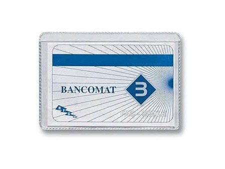 Porta Cards Morbido 2t Trasp. Plus 100pz