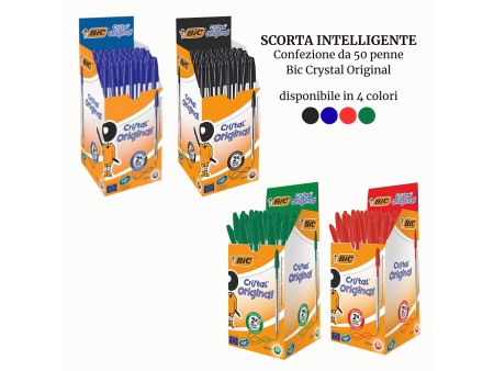 BIC Cristal Original, Vari Colori