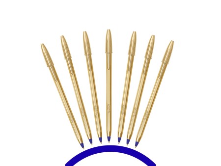 BIC Cristal Shine Penne a Sfera Punta Media, (1.00 mm), Inchiostro Nero, Confezione da 20 Penne, Con Fusto, Color Argento